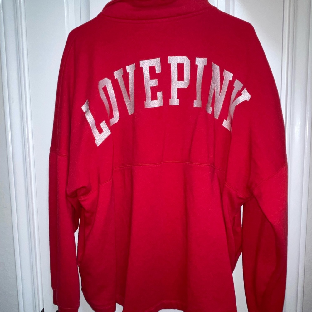 Victoria’s Secret pink varsity sweater